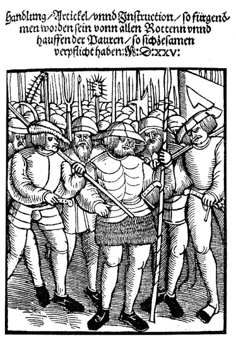 Framed Print : The title page of a flyer, pamphlet from 1525 Framed Print : The title page of a flyer, pamphlet from 1525