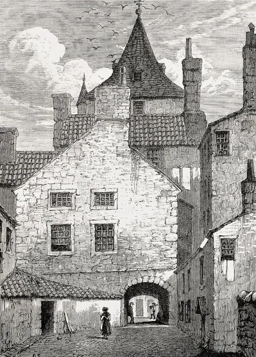 Framed Print : Tolbooth Wynd, Canongate, Edinburgh Framed Print : Tolbooth Wynd, Canongate, Edinburgh