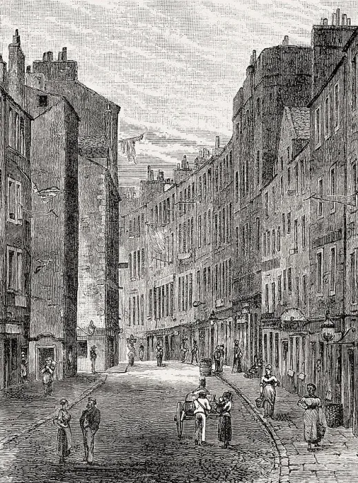 Framed Print : Tolbooth Wynd, Canongate, Edinburgh Framed Print : Tolbooth Wynd, Canongate, Edinburgh