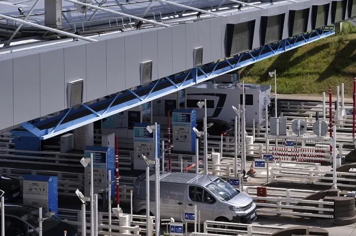 Framed Print : Toll station, toll, Barriere de Payage Framed Print : Toll station, toll, Barriere de Payage