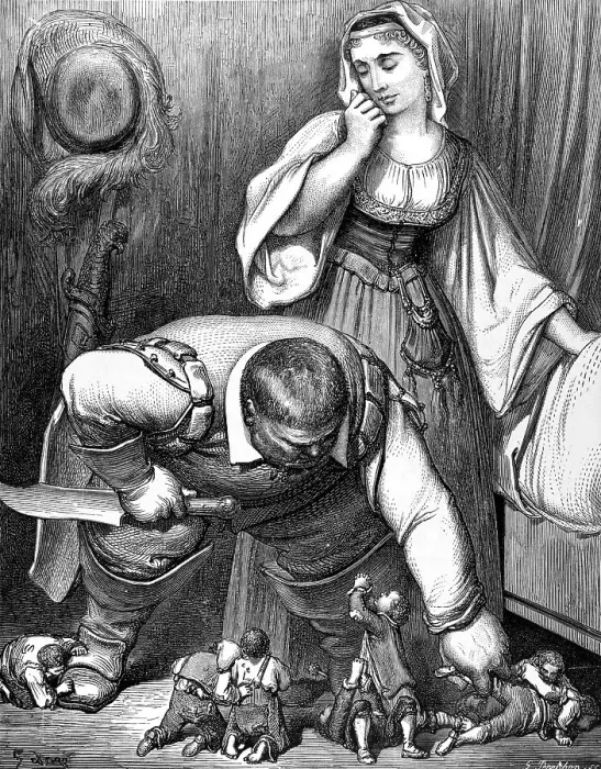 Framed Print : The Tom Thumb, child-eater, bogeyman