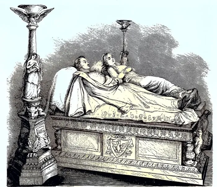 Framed Print : The tomb of Frederick William III and Queen Louise of Prussia
