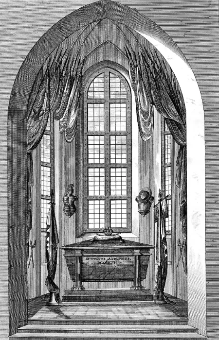 Framed Print : Tomb of Gustav II Adolf King of Sweden (1594-1632) Stockholm