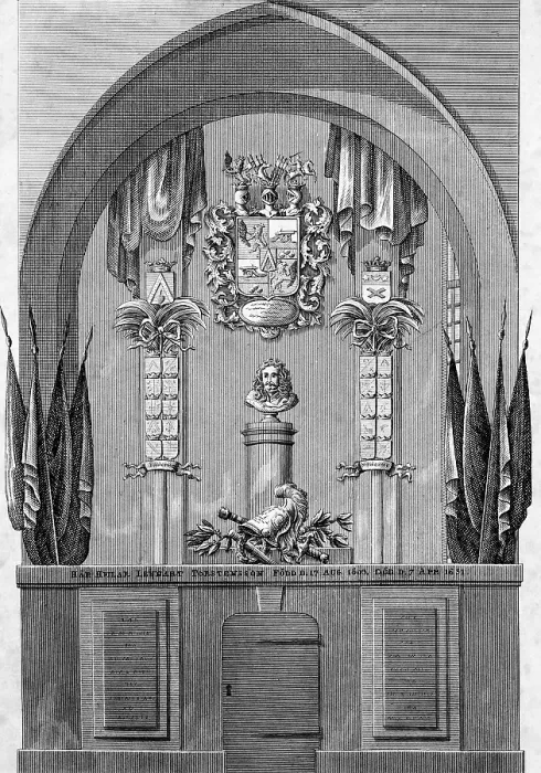 Framed Print : Tomb of Lennart Torstensson, Count of Ortala (1603)