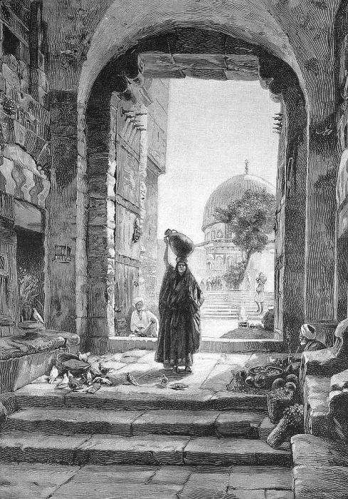 Framed Print : The Tor tor to the Temple Square in Jerusalem
