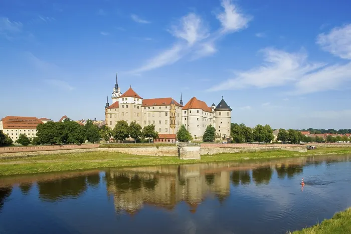Framed Print : Torgau silhouette