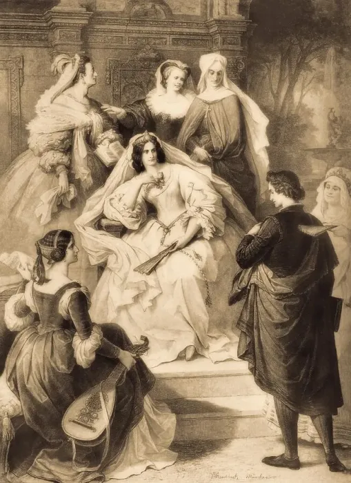 Framed Print : Torquato Tasso, a play by Johann Wolfgang von Goethe