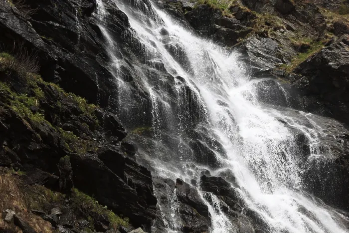 Framed Print : Torrent on the Transfogarasan Highway