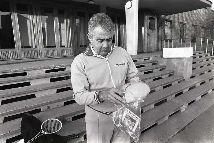 Framed Print : Torsten Johansson. Swedish tennis player