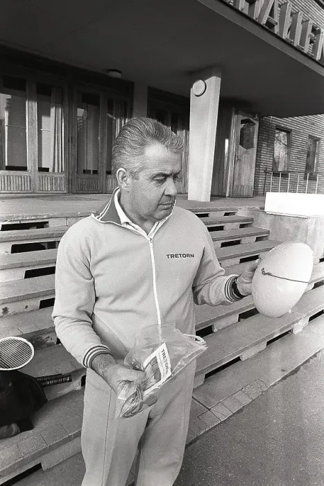 Framed Print : Torsten Johansson. Swedish tennis player
