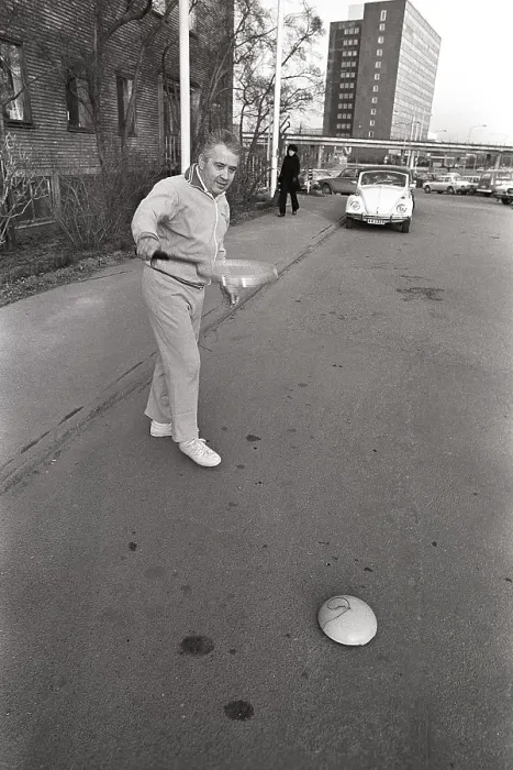 Framed Print : Torsten Johansson. Swedish tennis player