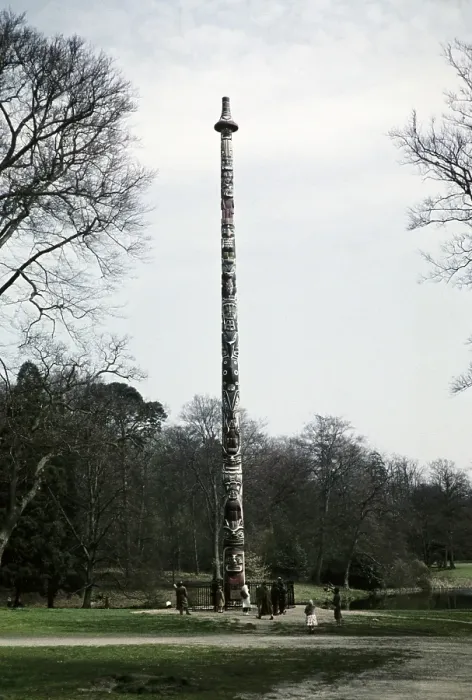 Framed Print : Totem Pole, Windsor Great Park, Virginia Water, England, United Kingdom September 1959 a gift from the people of Canada to His Majesty the Queen in June 1958 Framed Print : Totem Pole, Windsor Great Park, Virginia Water, England, United Kingdom September 1959 a gift from the people of Canada to His Majesty the Queen in June 1958