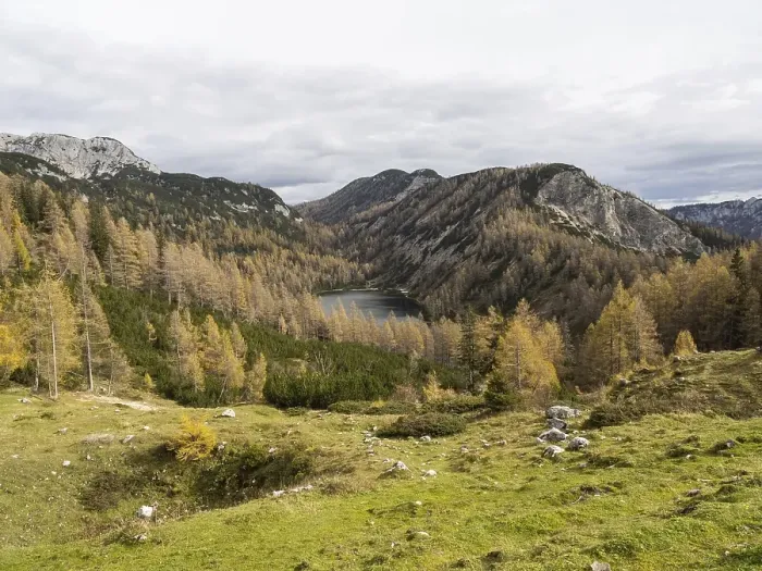 Framed Print : Totes Gebirge in autumn, Steirersee Framed Print : Totes Gebirge in autumn, Steirersee