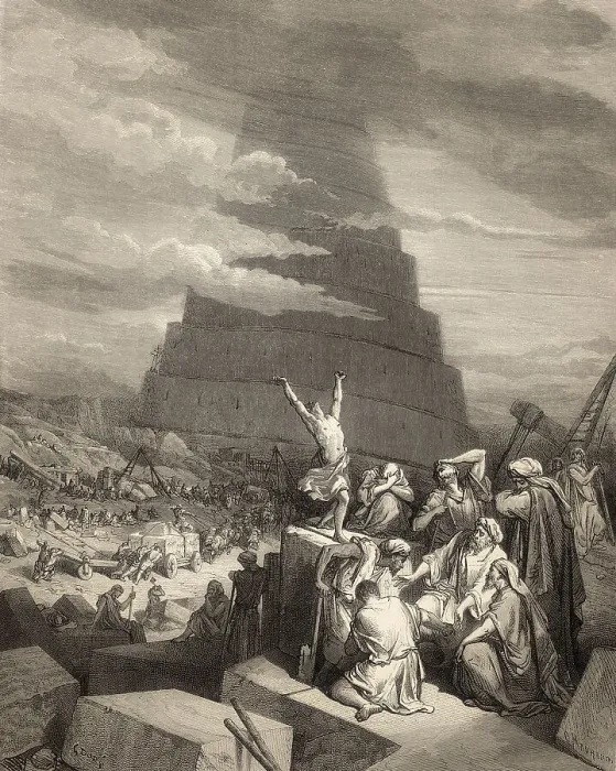 Framed Print : The Tower of Babel, Old Testament