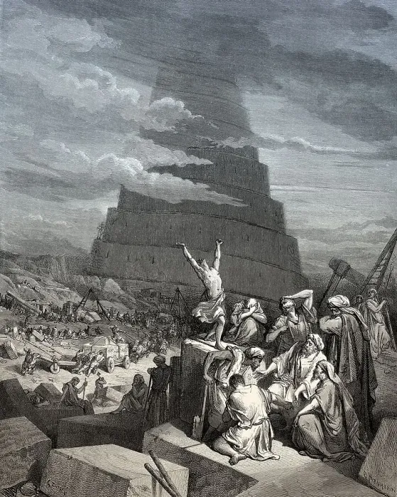 Framed Print : The Tower of Babel, Old Testament