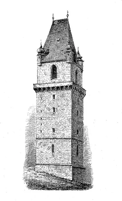 Framed Print : Tower of Bertholdsdorf in Lower Austria