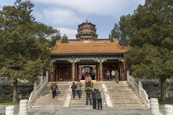 Framed Print : Tower of Buddhist Incense, Summer Palace