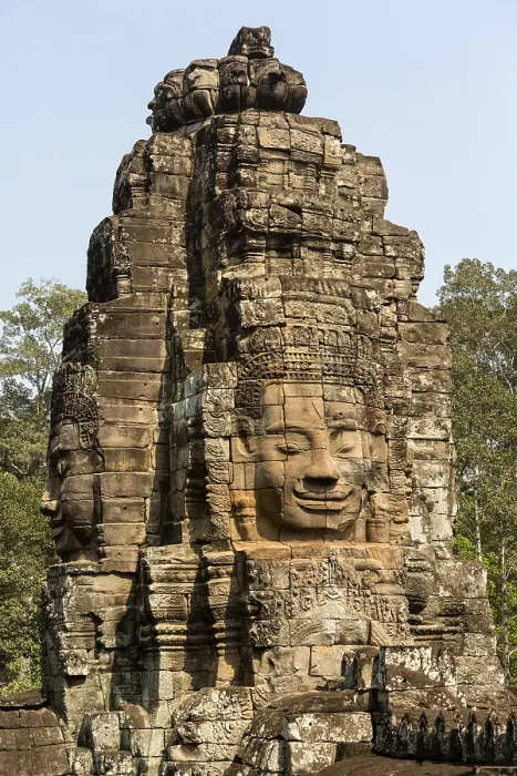 Framed Print : Tower with the face of Bodhisattva Lokeshvara Framed Print : Tower with the face of Bodhisattva Lokeshvara