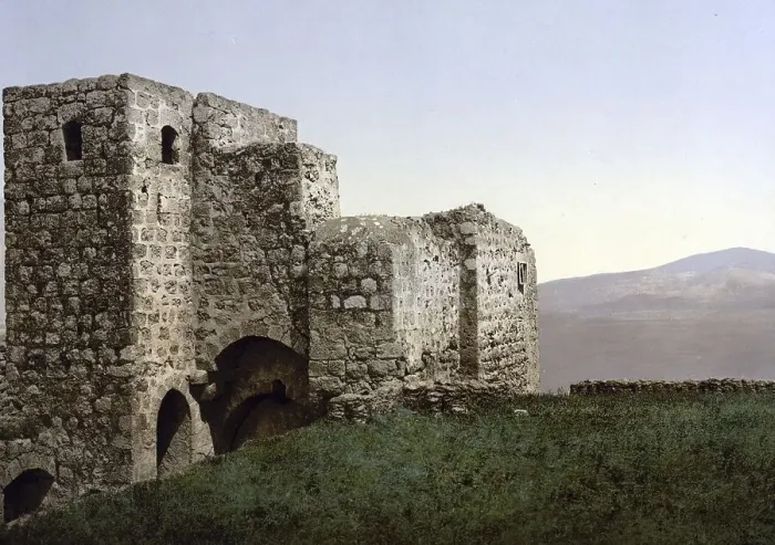 Framed Print : The Tower House, Ruins, Jezreel