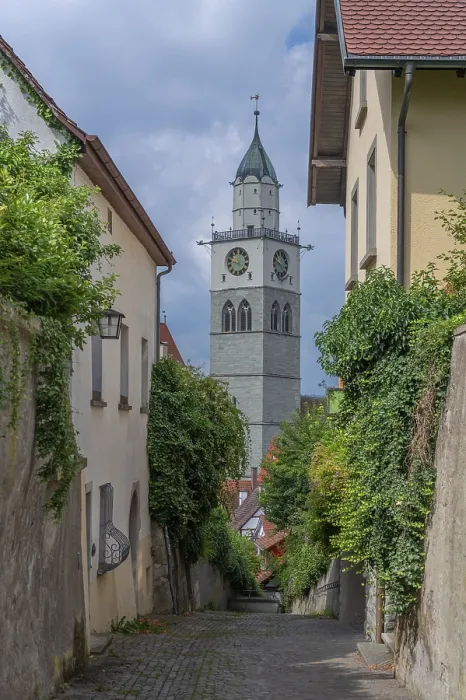 Framed Print : Tower of Uberlingen Minster Framed Print : Tower of Uberlingen Minster