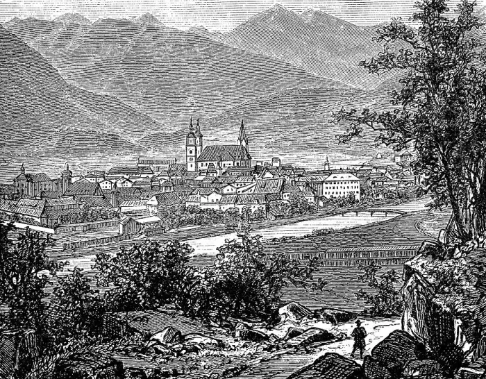 Framed Print : The town of Bressanone in South Tyrol