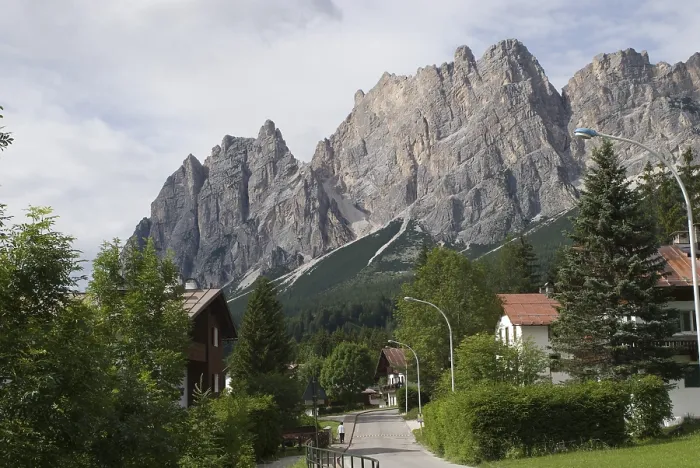 Framed Print : Town of Cortina d'Ampezzo