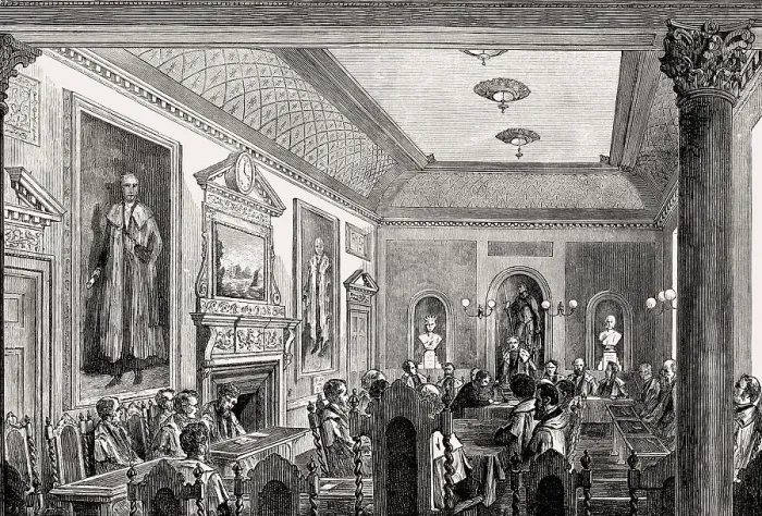 Framed Print : The town Council Chamber, Royal Exchange Framed Print : The town Council Chamber, Royal Exchange