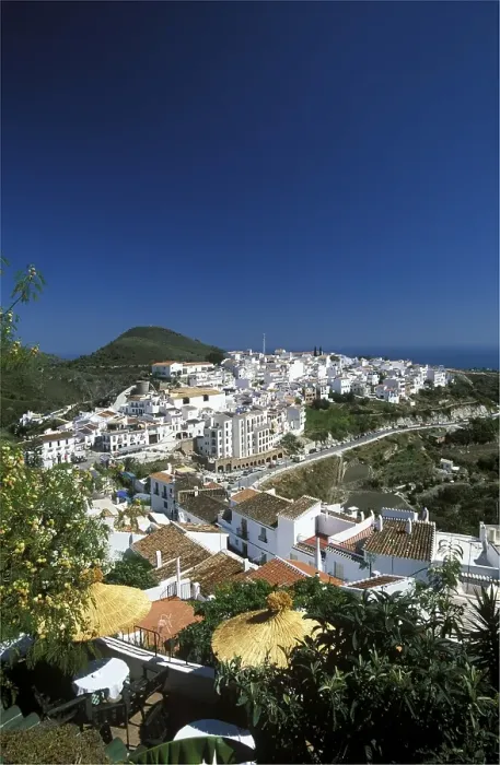 Framed Print : Town of Frigiliana, Axarquia, Malaga Province Framed Print : Town of Frigiliana, Axarquia, Malaga Province