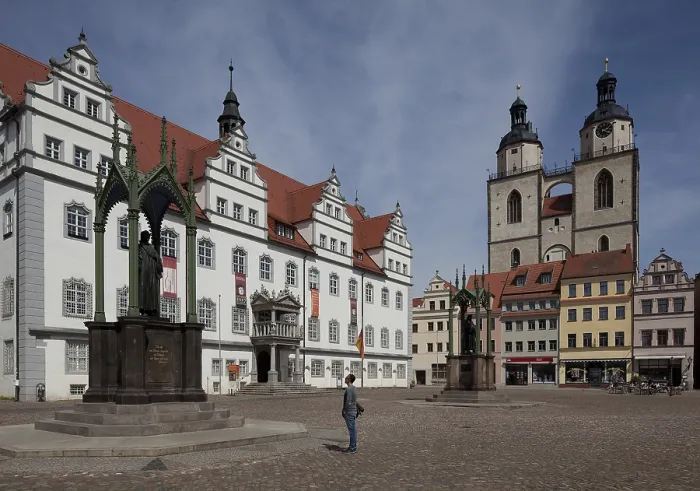 Framed Print : Town hall 16th century by Sebastian Krueger Framed Print : Town hall 16th century by Sebastian Krueger