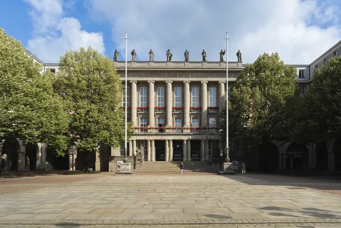 Framed Print : The town hall in Barmen, Wuppertal, Germany Framed Print : The town hall in Barmen, Wuppertal, Germany