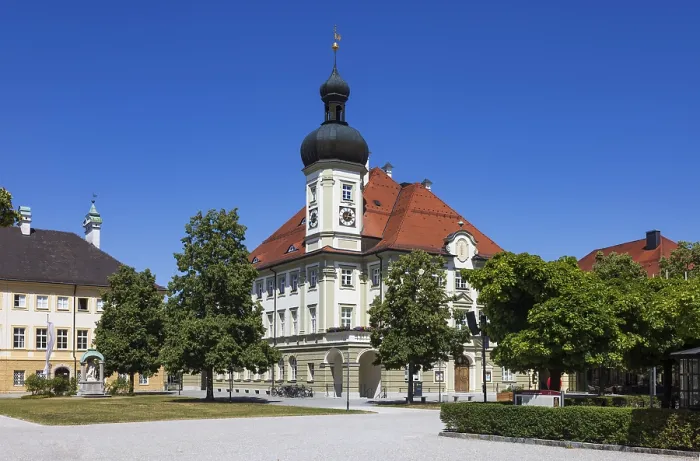 Framed Print : Town hall at Kapellplatz, place of pilgrimage Framed Print : Town hall at Kapellplatz, place of pilgrimage
