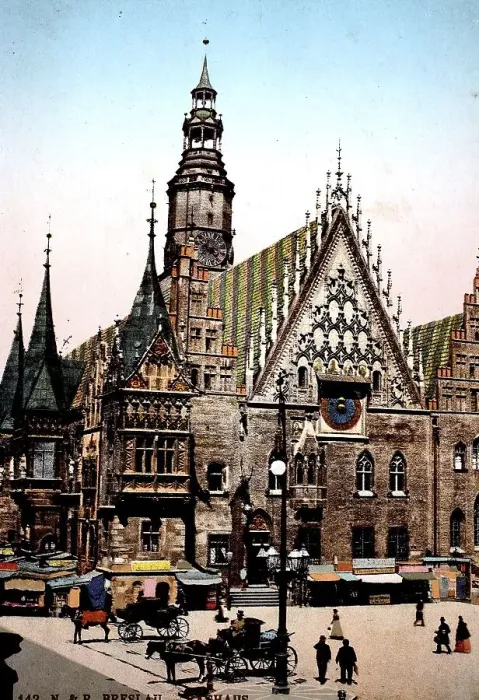 Framed Print : The town hall of Wroclaw, formerly Silesia Framed Print : The town hall of Wroclaw, formerly Silesia