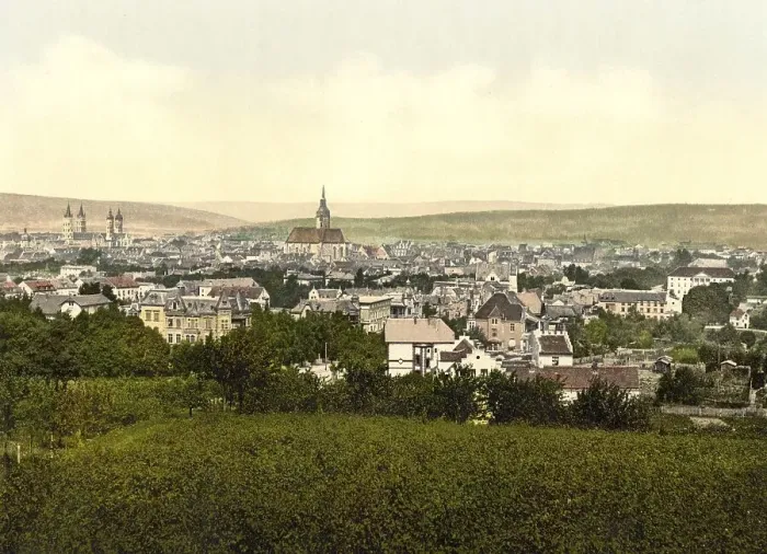 Framed Print : The town of Naumburg an der Saale Framed Print : The town of Naumburg an der Saale