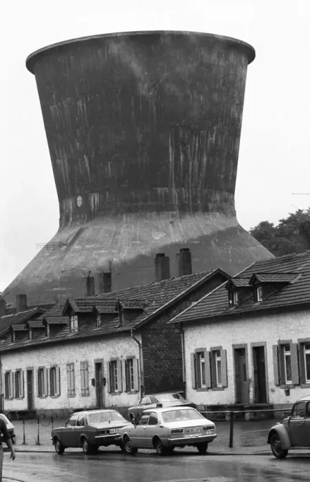 Framed Print : The town of Neunkirchen was dominated by industrial dirt and the Neunkircher Eisenwerke on 02 Framed Print : The town of Neunkirchen was dominated by industrial dirt and the Neunkircher Eisenwerke on 02