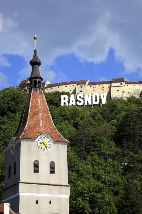 Framed Print : Town of Rasnov, German Rosenau Framed Print : Town of Rasnov, German Rosenau