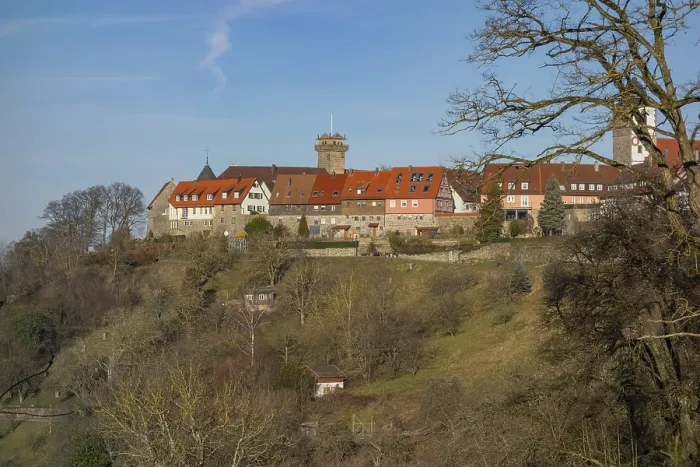 Framed Print : Town in Southern Germany named Waldenburg at evening time Framed Print : Town in Southern Germany named Waldenburg at evening time