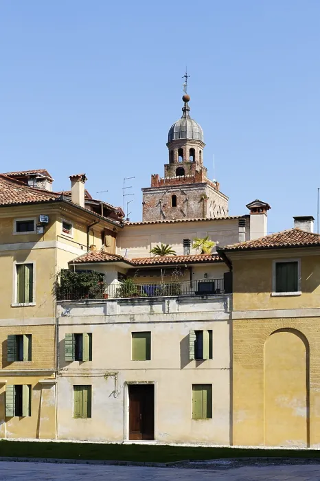 Framed Print : Town tower above the old city, Castelfranco Framed Print : Town tower above the old city, Castelfranco