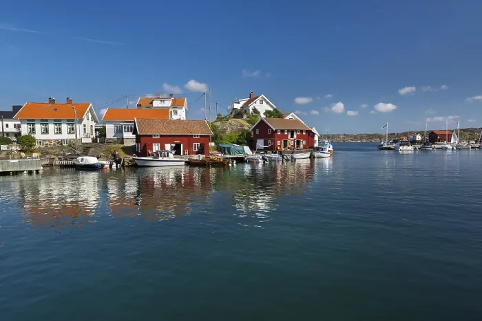 Framed Print : Townscape, Gullholmen, Gullholmen island