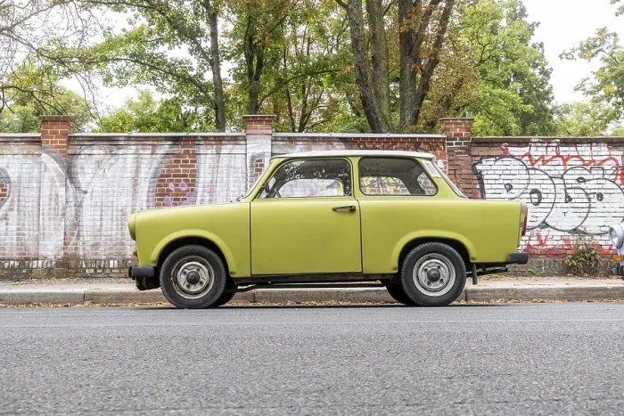 Framed Print : Trabant. Berlin Wall Memorial