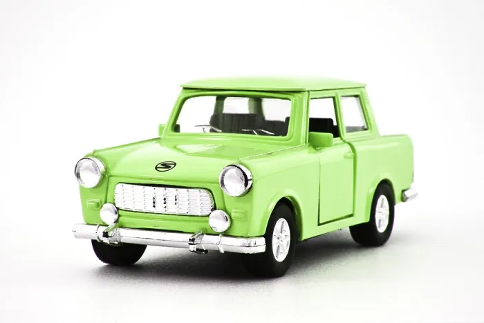 Framed Print : Trabant, miniature, green Framed Print : Trabant, miniature, green