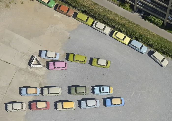 Framed Print : Trabi World, Zimmerstrasse, Wilhelmstrasse