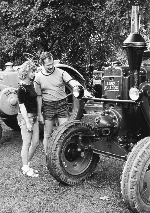 Framed Print : Tractor show, Leipzig, GDR, East Germany Framed Print : Tractor show, Leipzig, GDR, East Germany