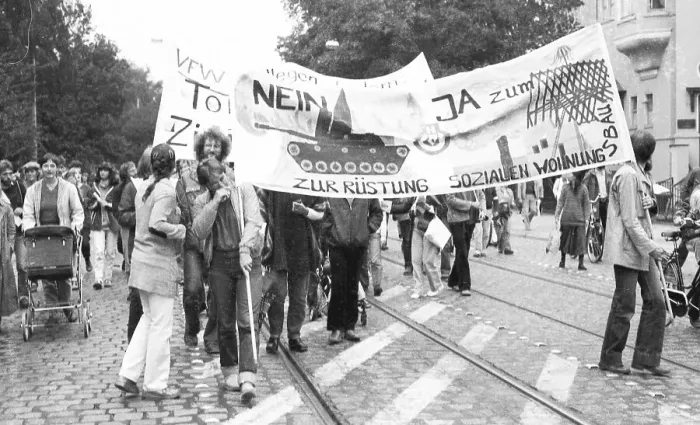 Framed Print : The traditional Anti-War Day 1982, Germany, Europe