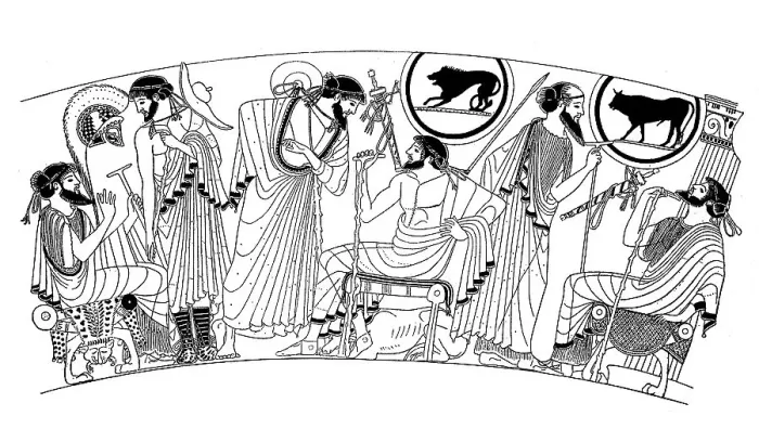 Framed Print : Traditional costumes from ancient Greece Framed Print : Traditional costumes from ancient Greece