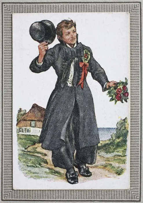 Framed Print : Traditional Costumes in Germany in the 19th century Framed Print : Traditional Costumes in Germany in the 19th century