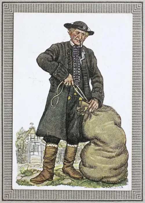 Framed Print : Traditional costumes in Germany in the 19th century Framed Print : Traditional costumes in Germany in the 19th century