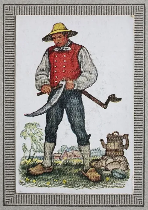 Framed Print : Traditional costumes in Germany in the 19th century Framed Print : Traditional costumes in Germany in the 19th century