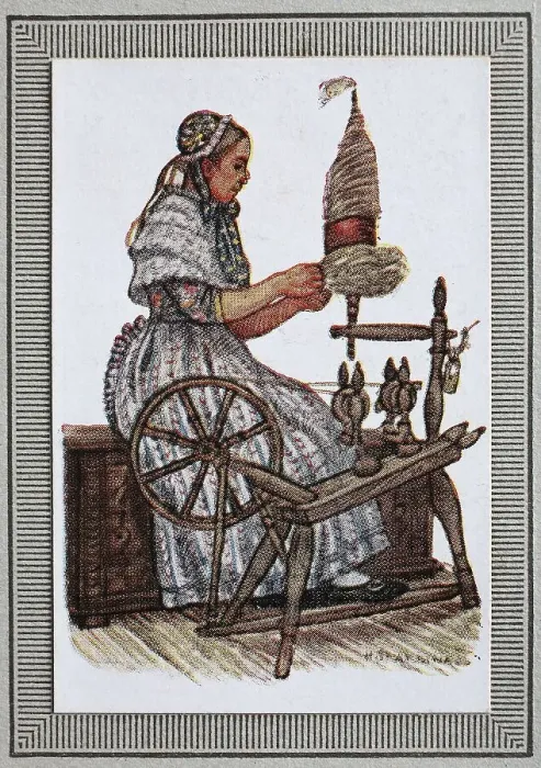 Framed Print : Traditional costumes in Germany in the 19th century Framed Print : Traditional costumes in Germany in the 19th century
