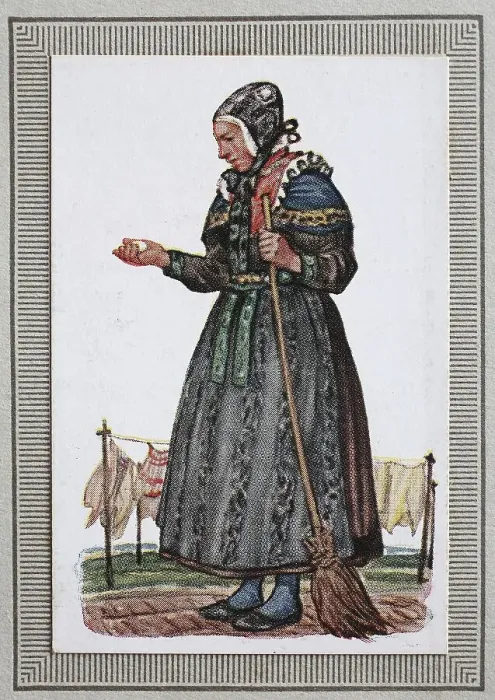 Framed Print : Traditional costumes in Germany in the 19th century Framed Print : Traditional costumes in Germany in the 19th century