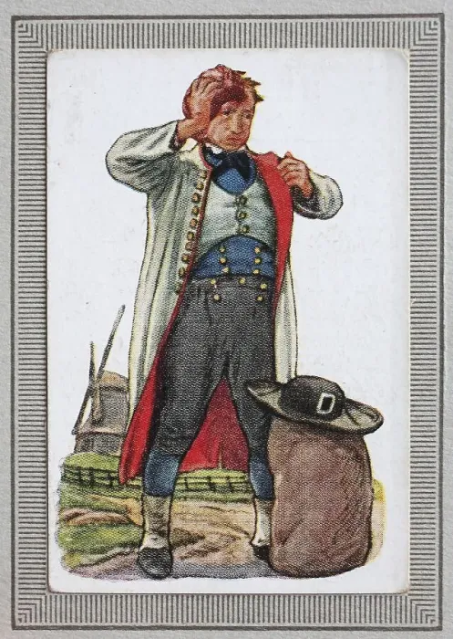 Framed Print : Traditional Costumes in Germany in the 19th century